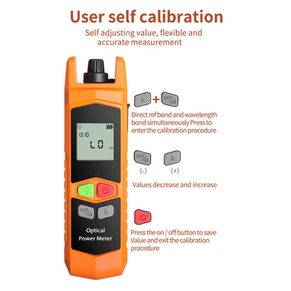 2-in-1 10-30mW Fiber Optic Red Light Pen + Optical Power Meter (-70+6dBm) Set - Fiber Optic Test Pen by buy2fix | Online Shopping UK | buy2fix