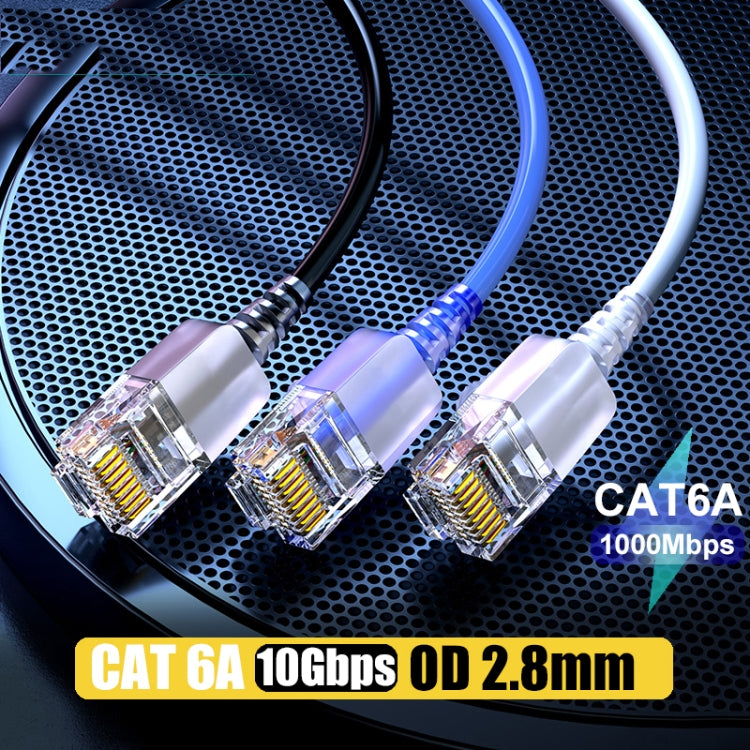SAMZHE Cat6A Ethernet Cable UTP Network Patch Cable 8m(White) - Lan Cable and Tools by SAMZHE | Online Shopping UK | buy2fix