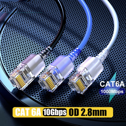 SAMZHE Cat6A Ethernet Cable UTP Network Patch Cable 1m(White) - Lan Cable and Tools by SAMZHE | Online Shopping UK | buy2fix