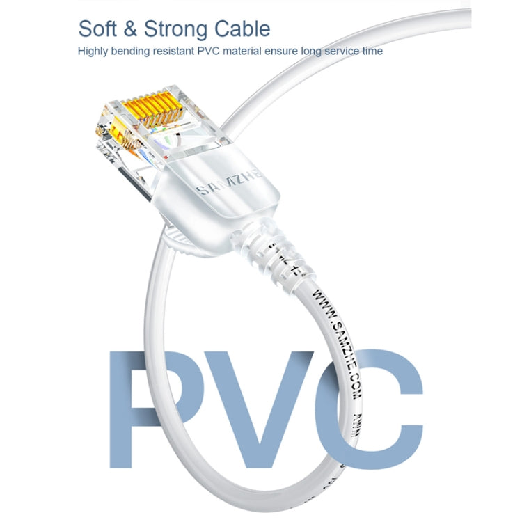 SAMZHE Cat6A Ethernet Cable UTP Network Patch Cable 3m(Black) - Lan Cable and Tools by SAMZHE | Online Shopping UK | buy2fix