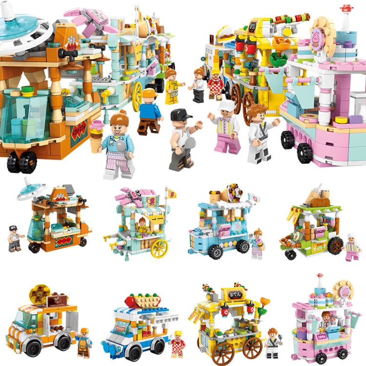 LELE BROTHER Children Assembling Mini City Street Scene Building Blocks, Style: 8613-8 Dessert Car - Building Blocks by LELE BROTHER | Online Shopping UK | buy2fix