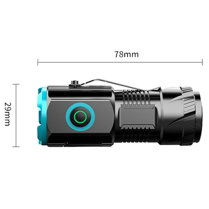 Mini Outdoor Dual Light Source Magnetic Hat Clip Multifunctional Portable Flashlight(without Battery) - Mini Flashlight by buy2fix | Online Shopping UK | buy2fix