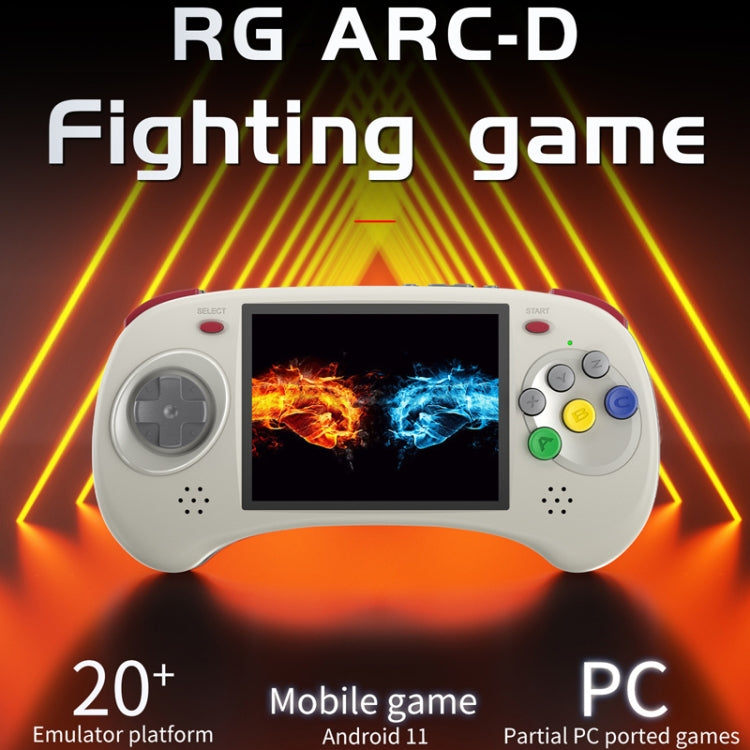 ANBERNIC RG ARC-D Handheld Game Console 4-Inch IPS Screen Linux / Android 11 System Portable Video Arcade 256G(Gray) - Pocket Console by ANBERNIC | Online Shopping UK | buy2fix