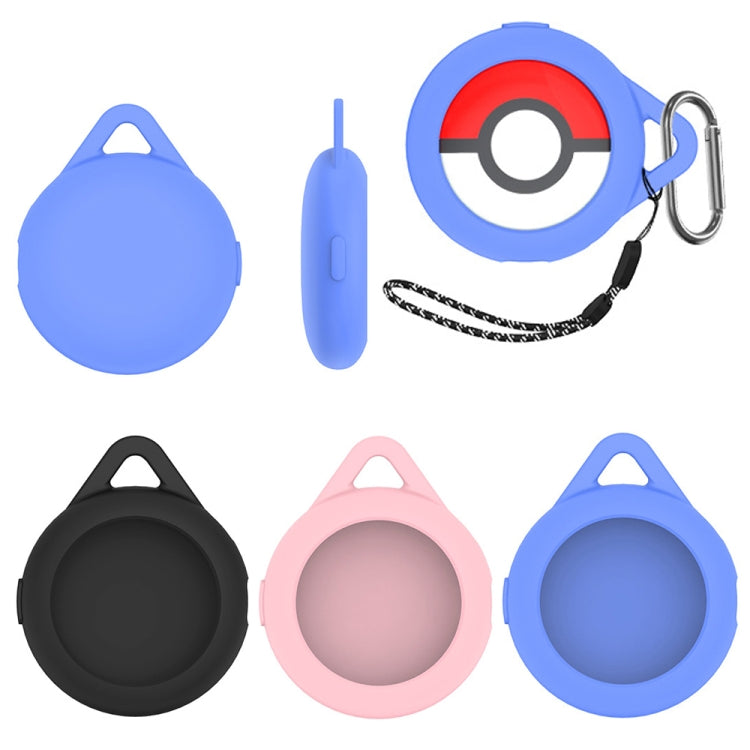 For Pokemon Go Plus+ Sleep Monitor Poke Ball Anti-fall Silicone Protective Case(Luminous Blue) - Cases by buy2fix | Online Shopping UK | buy2fix