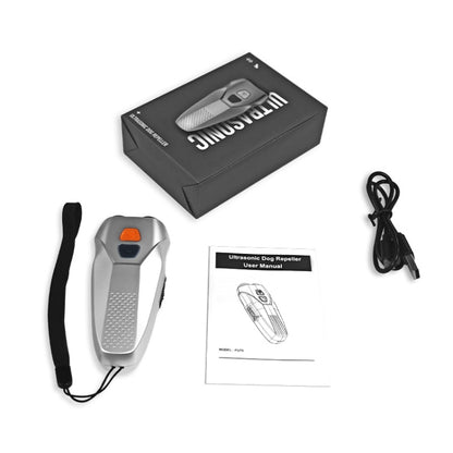 Ultrasonic Dog Repeller Stop Barker Dual Probe High Power Repeller Handheld Dog Trainer(Black) - Training Aids by buy2fix | Online Shopping UK | buy2fix