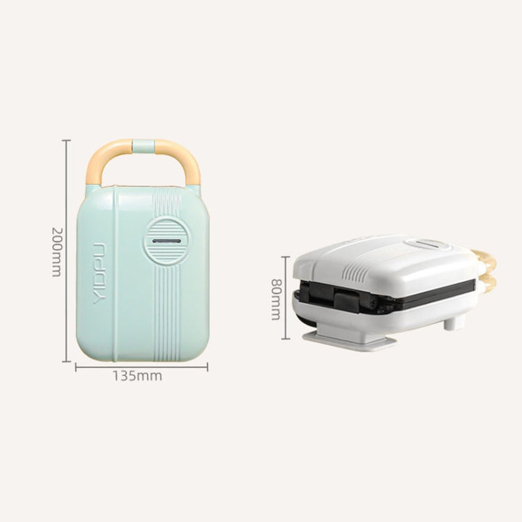 6 In 1 YIDPU Multifunctional Family Breakfast Maker Light Diet Sandwich Waffle Baker, CN Plug(Green) - Bulit-in Ovens & Accessories by YIDPU | Online Shopping UK | buy2fix