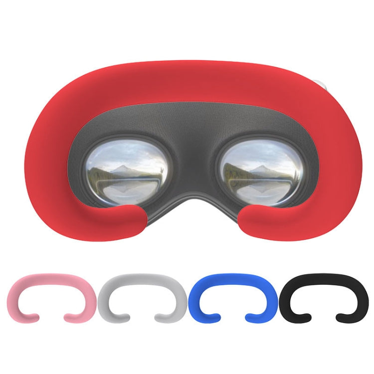 For Apple Vision Pro Silicone Eye Mask Sweatproof Dustproof Replaceable Silicone Case(Red) - VR Accessories by buy2fix | Online Shopping UK | buy2fix