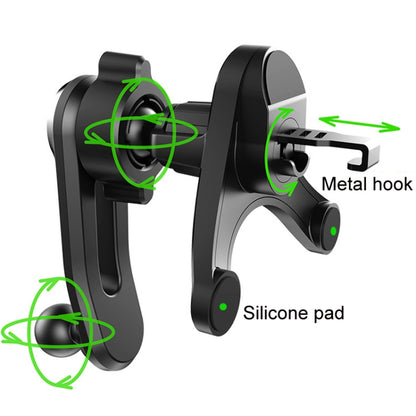 Car Air-conditioning Vent Y-shaped Base Mobile Phone Holder, Color: Tenth Generation Green - Car Holders by buy2fix | Online Shopping UK | buy2fix