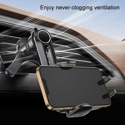 Car Air-conditioning Vent Y-shaped Base Mobile Phone Holder, Color: Ninth Generatio Green - Car Holders by buy2fix | Online Shopping UK | buy2fix