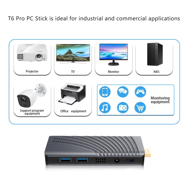 T6 Pro 6+128GB Intel Gemini Lake J4125 Mini PC With Windows 10 Operating System, Spec: AU Plug - Windows Mini PCs by buy2fix | Online Shopping UK | buy2fix