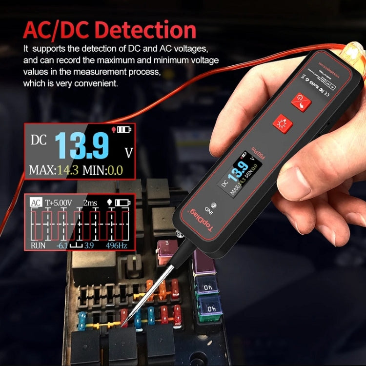 JDiag Mini Circuit Tester AC/DC Detection Multi-function Oscilloscope(P50 Pro) - Electronic Test by JDiag | Online Shopping UK | buy2fix
