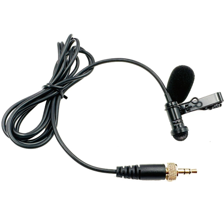 3.5mm Straight Internal Thread Plug Wireless Transmitting Lavalier Microphone, Length: 4m(Sponge Cover+Rabbit Fur Windproof Cover) - Microphone by buy2fix | Online Shopping UK | buy2fix