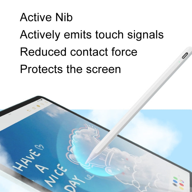 Fast Charge+Touch Switch+Bluetooth Function Anti-false Touch Capacitive Pen for iPad 2018 or Later(White) - Stylus Pen by buy2fix | Online Shopping UK | buy2fix