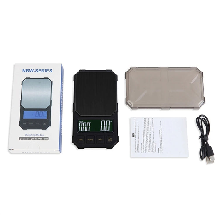 Battery Model 1kg/0.1g Portable Toolbox Digital Scale Jewelry Weighing Tool with Timing - Jewelry Scales by buy2fix | Online Shopping UK | buy2fix