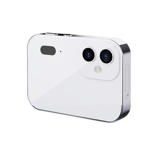 D6 CCD HD Digital Camera Movie Music Smart Camera Touch Screen Student Card Video Recorder, Excluding Memory(White) - Video Cameras by buy2fix | Online Shopping UK | buy2fix