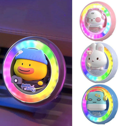 ICARER FAMILY XX-28 Car Aromatherapy Colorful Rhythm Lights Air Vent Aromatherapy Decoration(Purple) - Air Freshener by ICARER FAMILY | Online Shopping UK | buy2fix