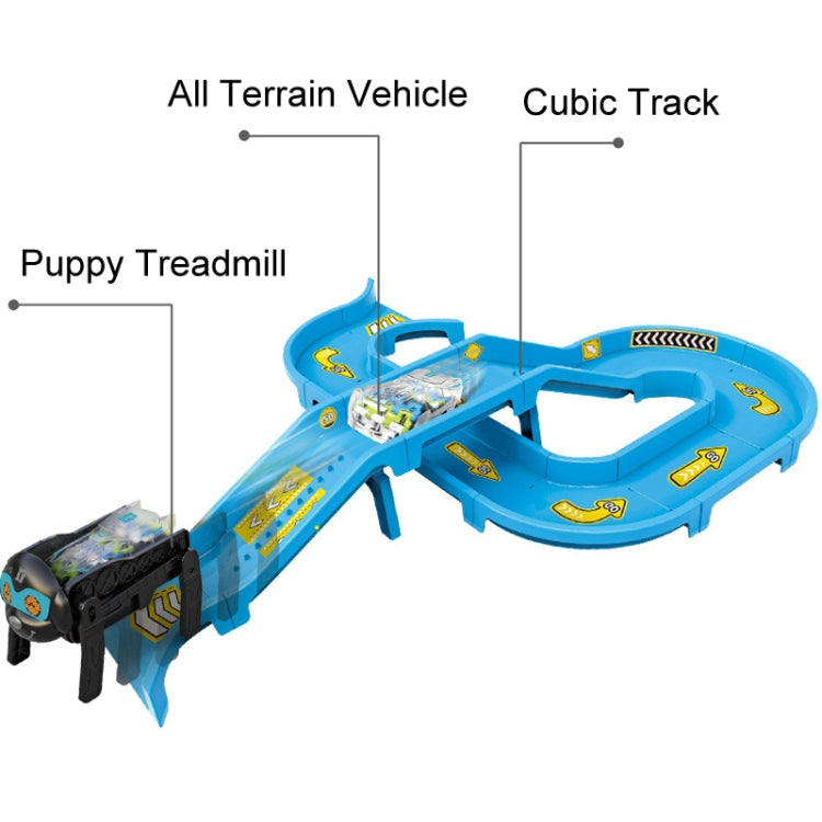 Automatic Walking Robot Dog Track Vehicle Children Puzzle Assembling Toys, Model: Space Building Track Vehicle - DIY Developmental Toys by buy2fix | Online Shopping UK | buy2fix