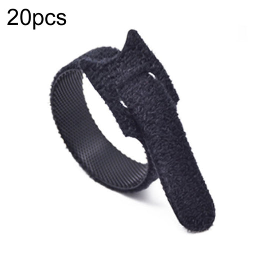 20pcs Nylon Fixed Packing Tying Strap Data Cable Storage Bundle, Model: 10 x 100mm Black - Cable Organizer by buy2fix | Online Shopping UK | buy2fix