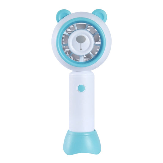 USB Handheld Fan Mini Portable Desktop Cute Cartoon Fan(Blue Bear) - Electric Fans by buy2fix | Online Shopping UK | buy2fix