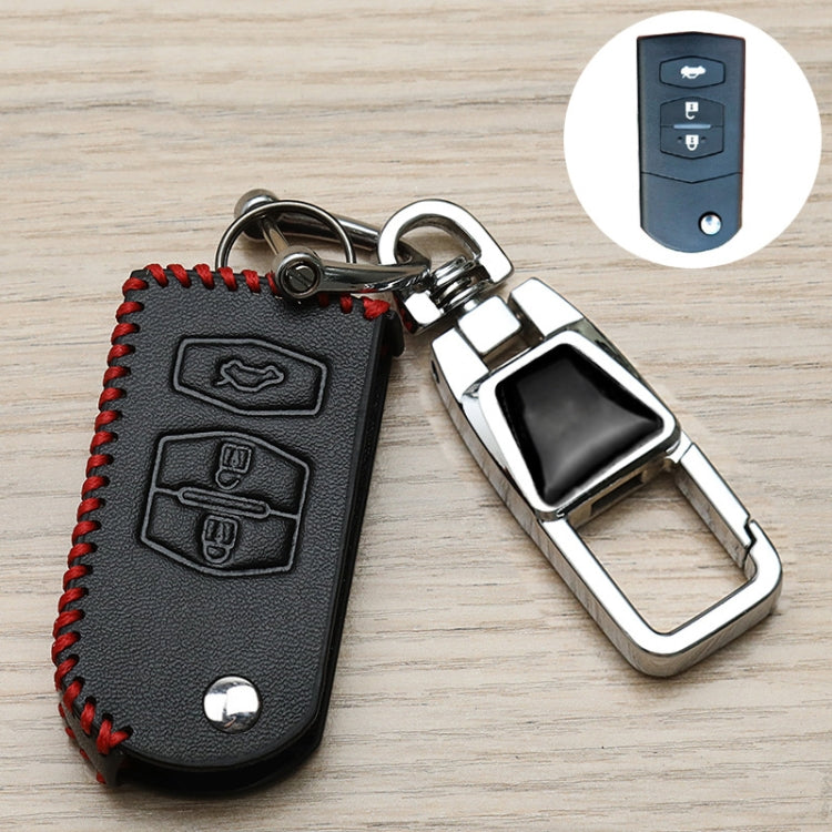 For Mazda Car Key Mover Multifunctional Keychain Anti-lost Number Plate(C) - Car Key Cases by buy2fix | Online Shopping UK | buy2fix