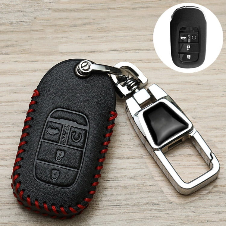 For Honda Car Key Cover Multifunctional Keychain Anti-lost Number Plate, Style: J - Car Key Cases by buy2fix | Online Shopping UK | buy2fix