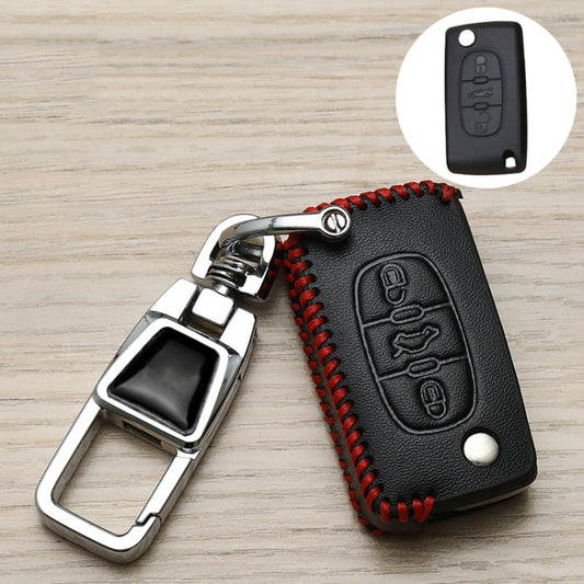 For Citroen Car Key Cover Multifunctional Keychain Anti-lost Number Plate(D) - Car Key Cases by buy2fix | Online Shopping UK | buy2fix