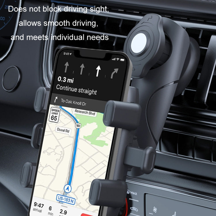 Car Multifunctional 360-degree Rotating Mobile Phone Holder(Air Outlet Model) - Car Holders by buy2fix | Online Shopping UK | buy2fix