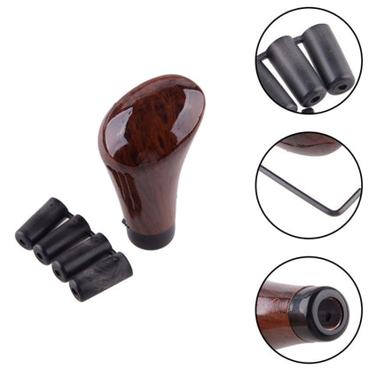 Walnut Car Shift Lever Handle Gear Head(Wood Grain) - Shift Knob by buy2fix | Online Shopping UK | buy2fix