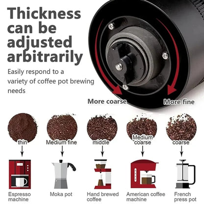 USB Automatic Wireless Electric Portable Coffee Grinder(Gray) - Coffee Tools by buy2fix | Online Shopping UK | buy2fix