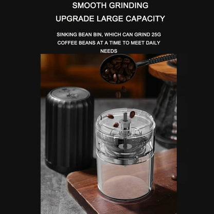 USB Automatic Wireless Electric Portable Coffee Grinder(Gray) - Coffee Tools by buy2fix | Online Shopping UK | buy2fix