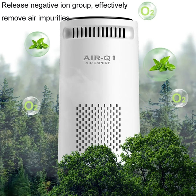 Car Negative Ion Air Purifier Odor Removal Aromatherapy(Black) - Air Freshener by buy2fix | Online Shopping UK | buy2fix