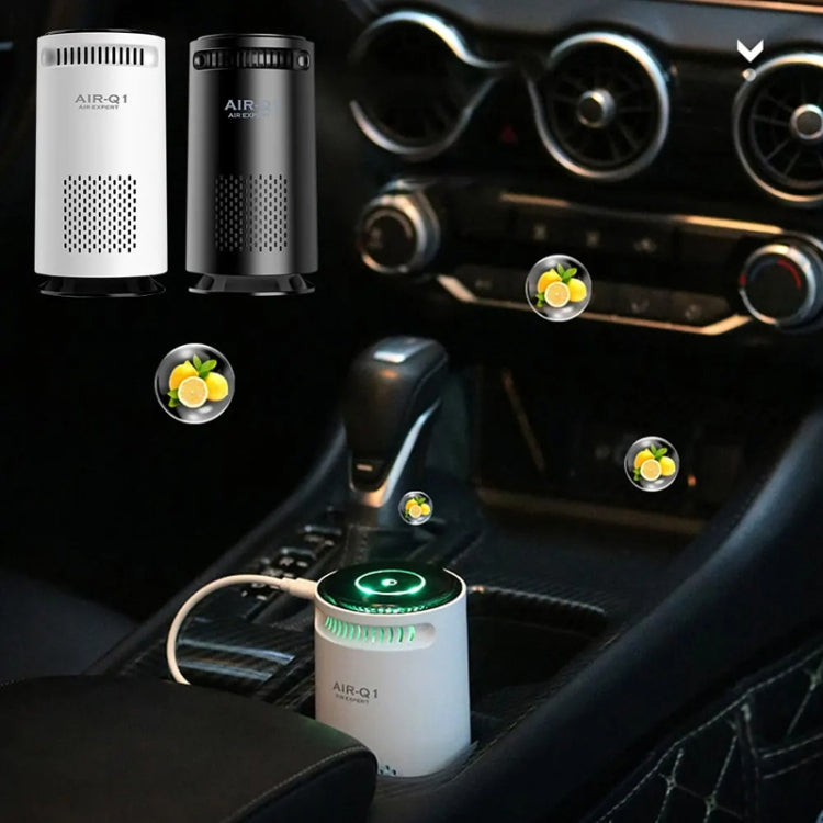 Car Negative Ion Air Purifier Odor Removal Aromatherapy(White) - Air Freshener by buy2fix | Online Shopping UK | buy2fix