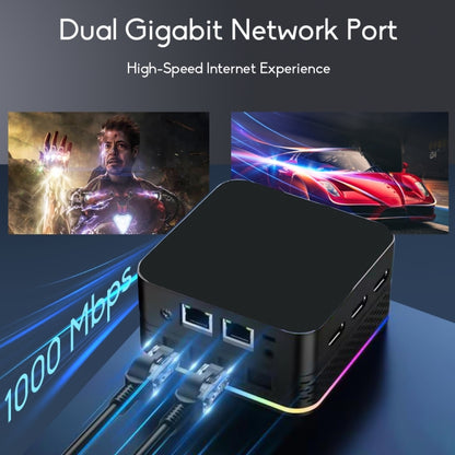 T9 Plus N100 DDR5 16G+0G US Plug 12th Alder Lake Dual Gigabit LAN+3 HDMI 4K HD Pocket Mini PC - Windows Mini PCs by buy2fix | Online Shopping UK | buy2fix