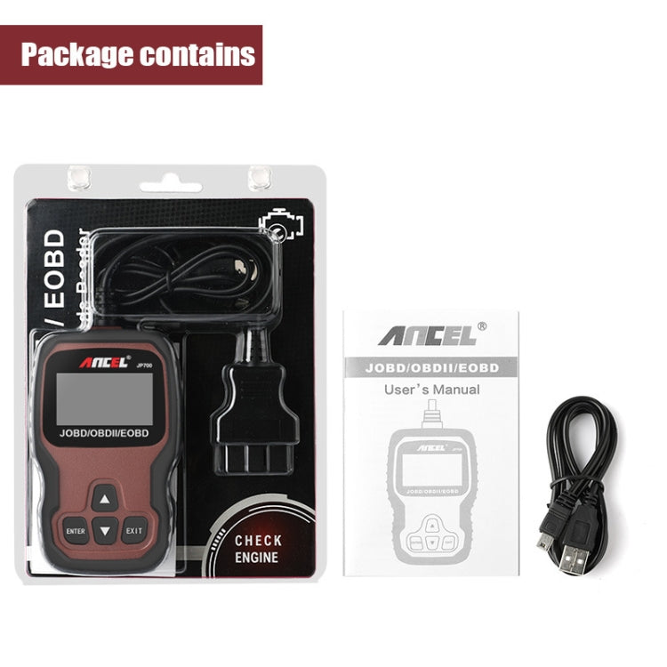 Ancel JOBD+EOBD/OBD-II Car Error Code Diagnostic scanner - Code Readers & Scan Tools by Ancel | Online Shopping UK | buy2fix