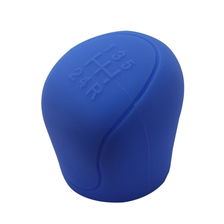 Automotive Silicone Manual Automatic Shift Lever Protective Cover, Size: Gear Shift Blue - Shift Knob by buy2fix | Online Shopping UK | buy2fix