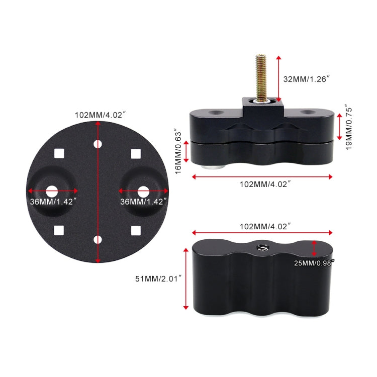 Car Modification RX Fuel Tank Bracket With Key(Black) - Engine Fittings by buy2fix | Online Shopping UK | buy2fix