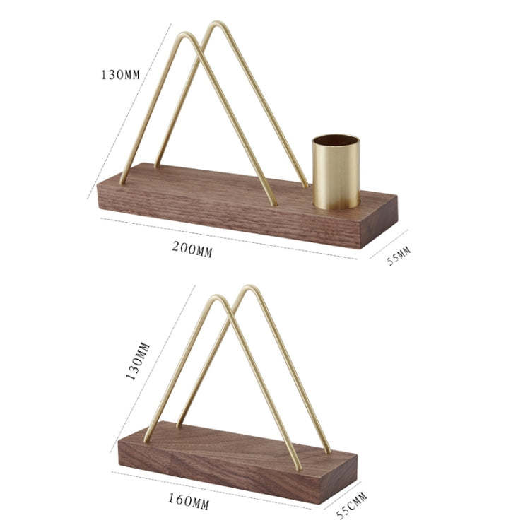 Beech Wood Long Type Vertical Napkin Holder Dining Restaurant Table Decor For Paper Napkins, Mail, Bills - Table Decoration & Accessores by buy2fix | Online Shopping UK | buy2fix