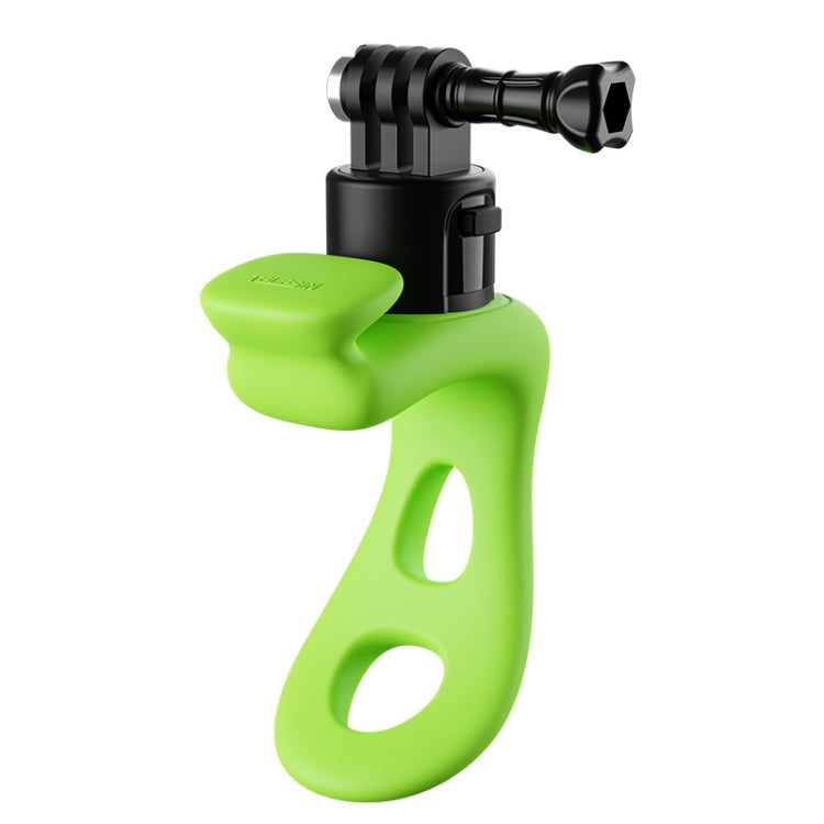 TELESIN TLQ-005 Elastic Quick Release Stand Multi-functional Fixed Silicone Strap Accessories(Green) - Holder by TELESIN | Online Shopping UK | buy2fix