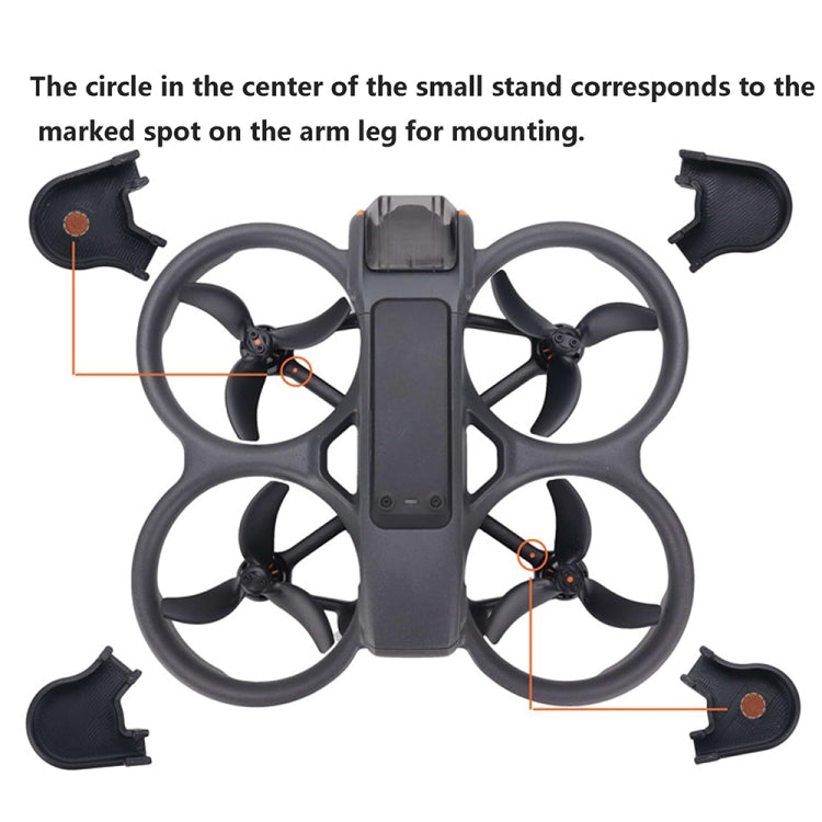 For DJI Avata 2 CQT Tripod Protection Heightening Stand Anti-wear and Non-disassembly Protective Accessories -  by CQT | Online Shopping UK | buy2fix