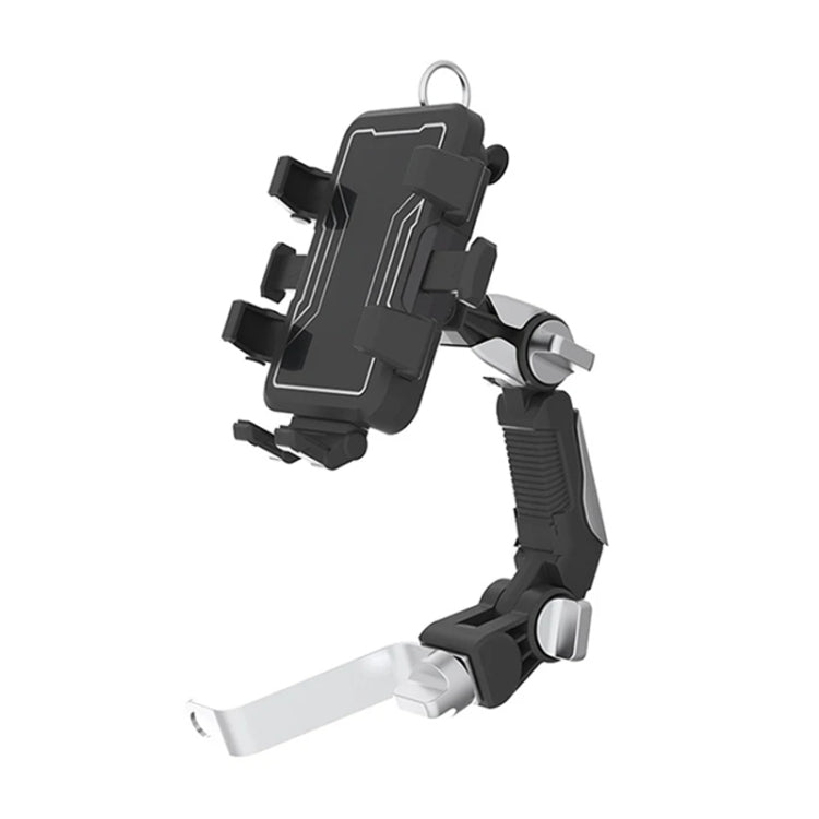 Motorcycle Bicycle Outdoor Cycling Navigation Phone Holder, Style: Rearview Mirror Bracket - Holder by buy2fix | Online Shopping UK | buy2fix