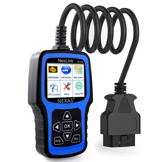 Nexas NL101 Universal OBD2 Scanner Diagnostic Tool & Battery Tester With OBDII - Electronic Test by Nexas | Online Shopping UK | buy2fix