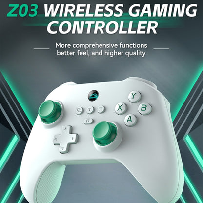 Z03 Wireless Bluetooth Game Controller For Switch / IOS / Android / PC / PS3 / PS4, Spec: Star White+Bracket - Gamepads by buy2fix | Online Shopping UK | buy2fix