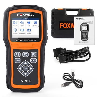 FOXWELL NT630 Plus OBD2 Scanner SRS ABS Code Reader SAS OIL EPB Reset Diagnostic - Electronic Test by FOXWELL | Online Shopping UK | buy2fix