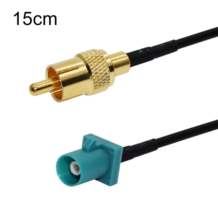 15cm RCA Male To Fakra Z Male RG174 Cable Coaxial RF Adapter Cable - Connectors by buy2fix | Online Shopping UK | buy2fix