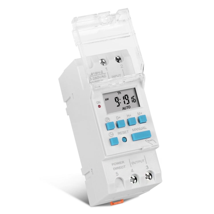 SINOTIMER TM919H-4 12V 16A DIN Rail 4 Pins Voltage Output Digital Switch Timer Automatic Cycle Timing Controller - Switch by SINOTIMER | Online Shopping UK | buy2fix