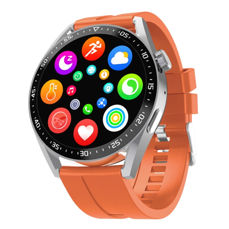 HW28 1.39-inch IP67 Waterproof Health Monitoring Bluetooth Call Smart Watch with NFC Payment(Orange) - Smart Watches by buy2fix | Online Shopping UK | buy2fix