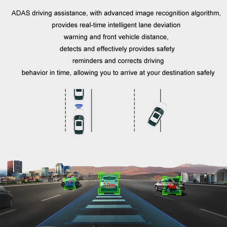 Android ADAS HD Night Vision 1080P USB Driving Recorder, Model: Single Lens(32G Memory Card) - Car DVRs by buy2fix | Online Shopping UK | buy2fix