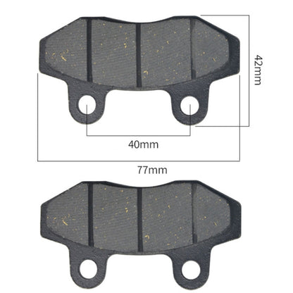 2pcs /Pair Motorcycle TBT Brake Pads Electric Vehicle Disc Brake Pads Battery Car Parts Dual Pump CBX Brake Pads - Motorbike Brakes by buy2fix | Online Shopping UK | buy2fix