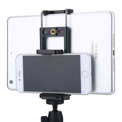 Universal 2 in 1 Tablet Phone Holder Clip Tripod Adapter Mount - Stand by buy2fix | Online Shopping UK | buy2fix