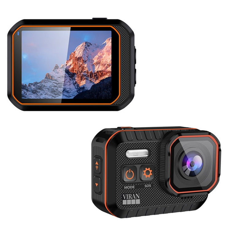 SC002 4K/60FPS IP68 Waterproof WiFi HD Mini Outdoor Sports Diving Camera, Color: Black+128G - Other Camera by buy2fix | Online Shopping UK | buy2fix